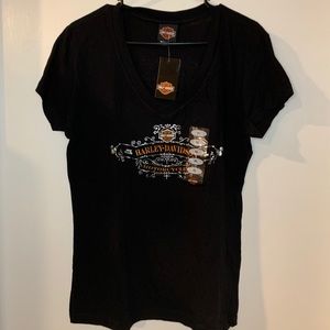 Harley-Davidson NWT XL Graphic Black Top